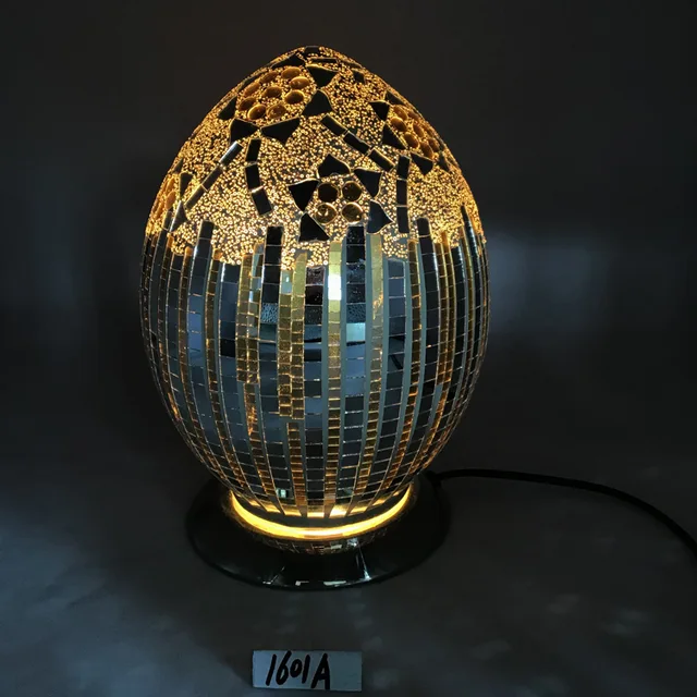 Glass Mosaic decorative lamp Home decoration glass Mosaic desk lamp