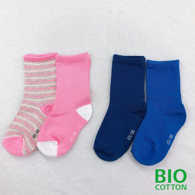 Children jacqurd socks with organic cotton from GOTS