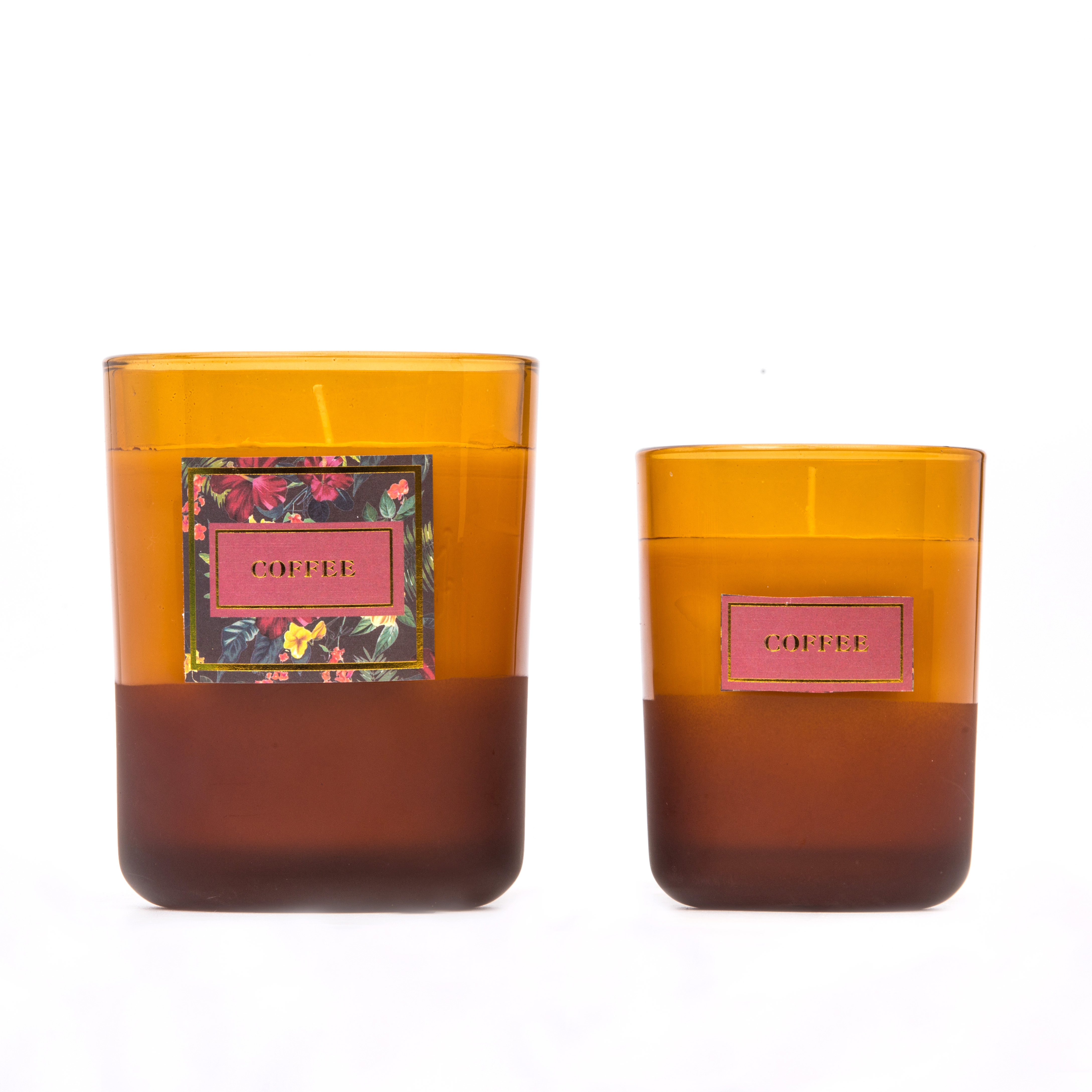 Glass jar candle