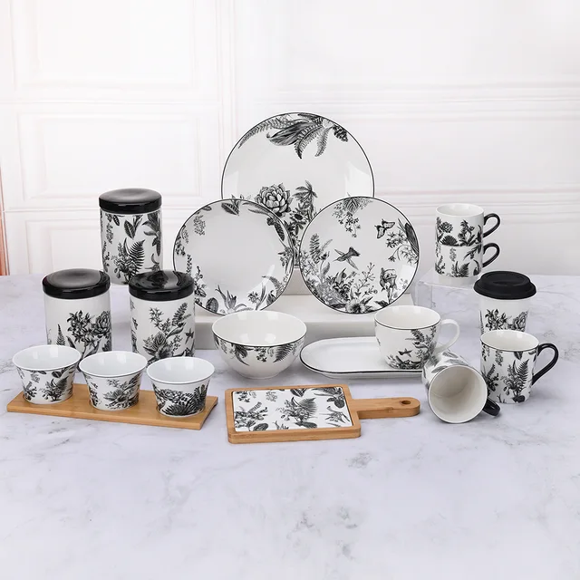 Ceramic tableware salad bowl dinner ware sets
