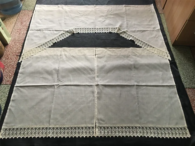 Lace kitchen curtain from manufacturer in China