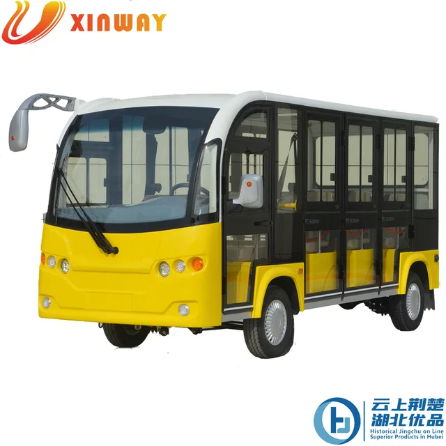 11 seats enclosed Electric sightseeing bus