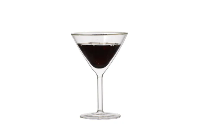 Red wine glass