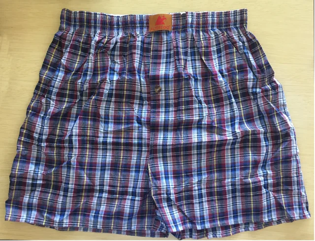 Mens woven boxer short