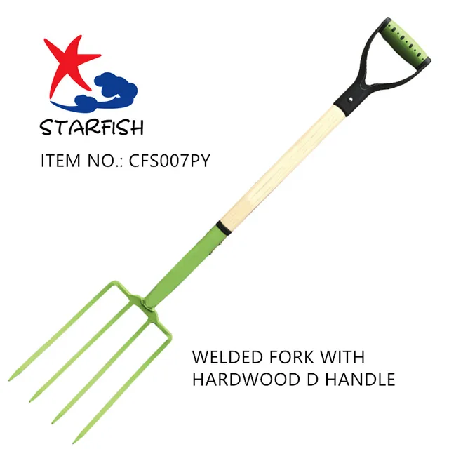 Welded Fork With Hardwood D Handle