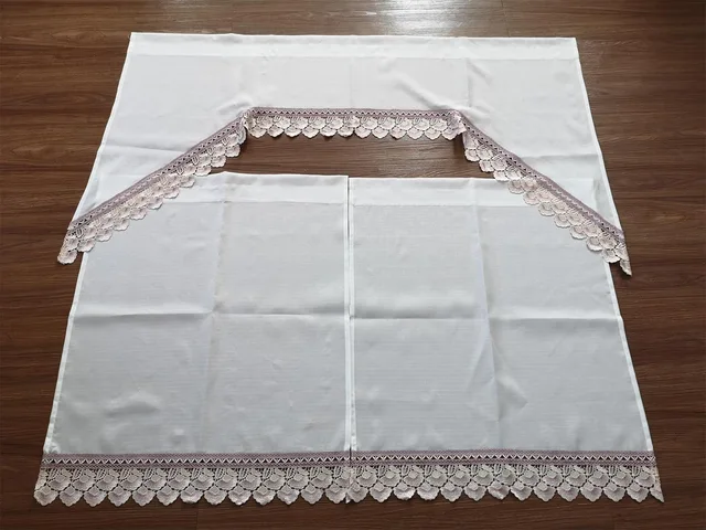 Lace kitchen curtain from manufacturer in China