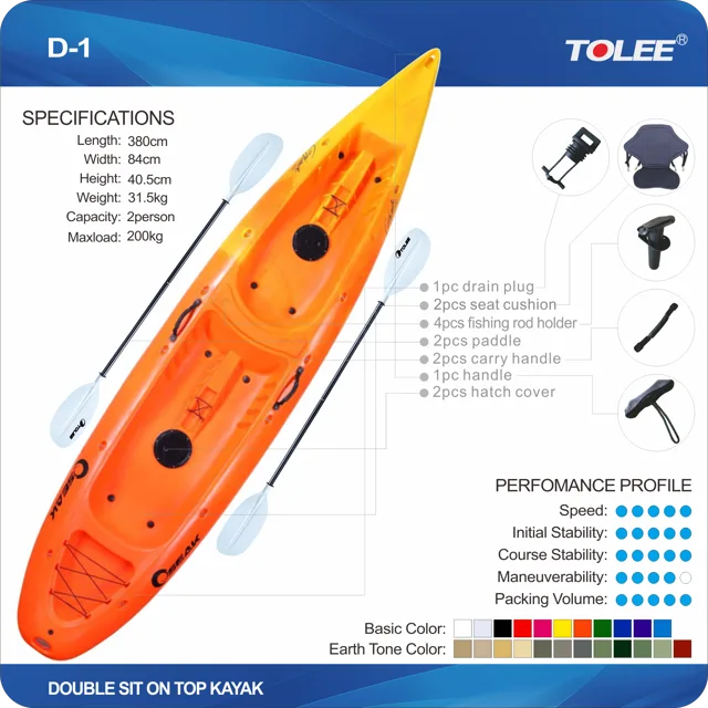 Double sit on top kayak D-2