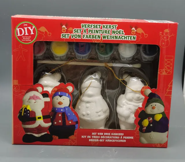 Diy Xmas Figures Paint Sets