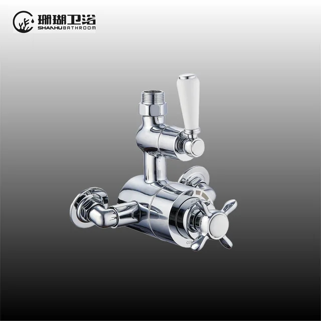 Traditional exposed thermostatic shower valveT8573