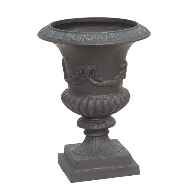 Cast iron flower pot