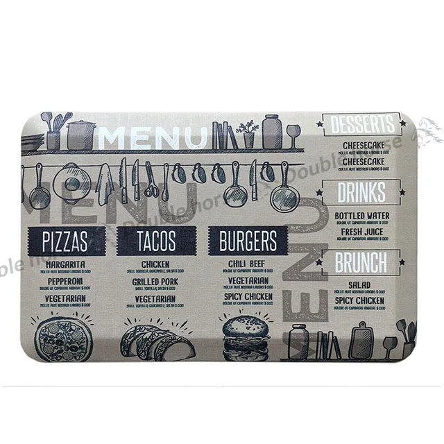 Digitial Printing PU Anti-fatigued Mat with PVC Leather Surface