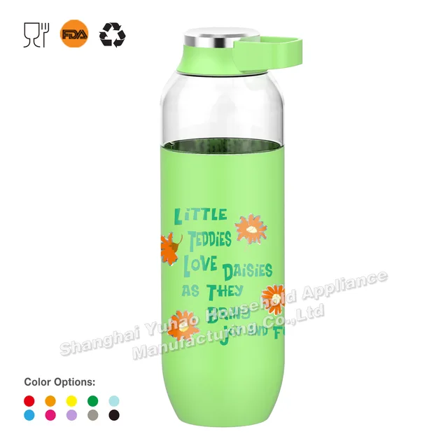 740ml Tritan Sport Water Bottle with PP Sleeve