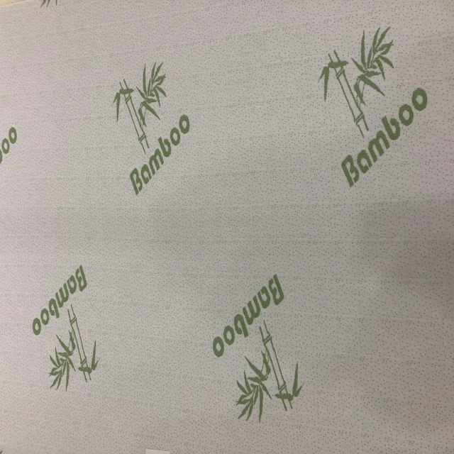Bamboo and polyester knitting jacquard mattress fabric