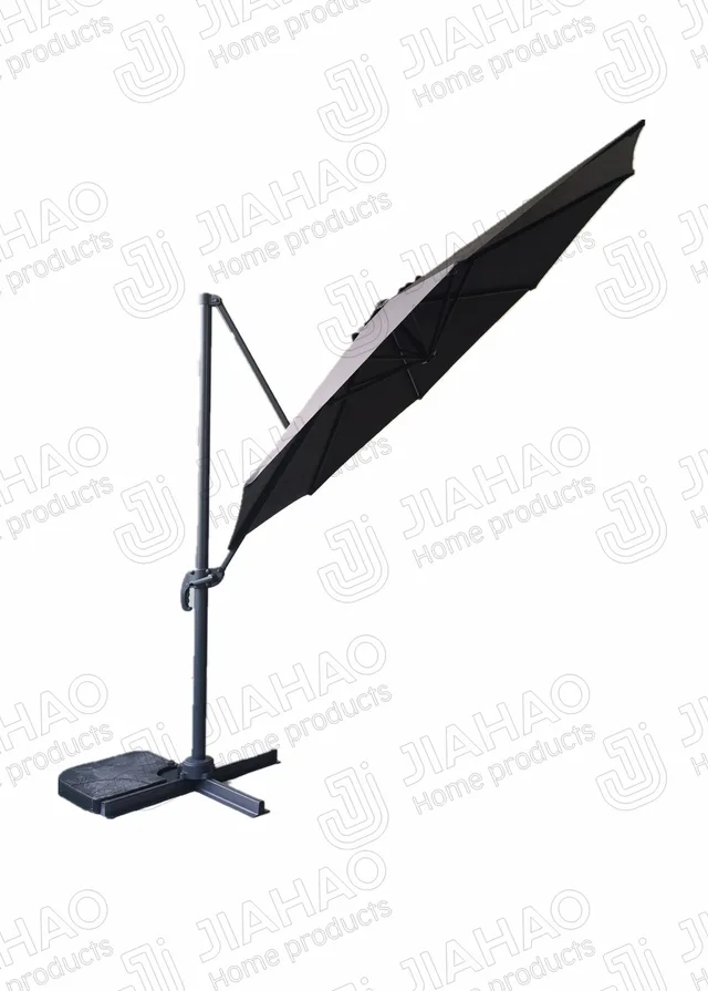 Garden Umbrella: 300-8 Mini Rome Umbrella with center lamp light