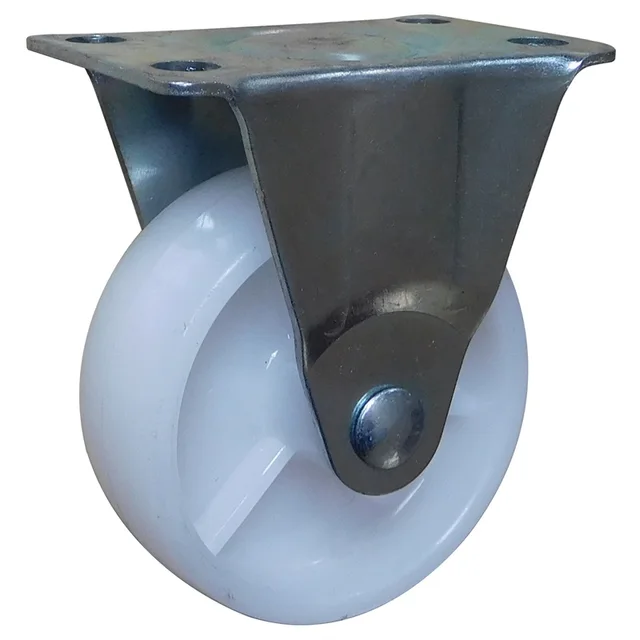3"x1" light duty PP nylon fixed shelves castors