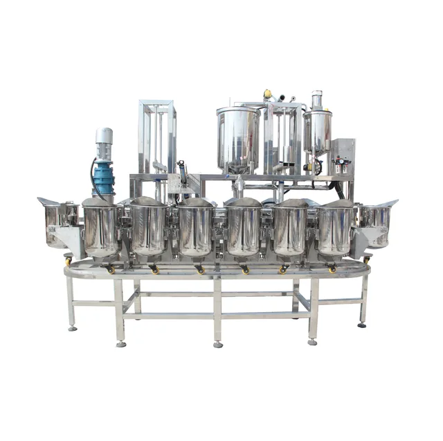 Fully automatic rotary halide continuous solidification machine