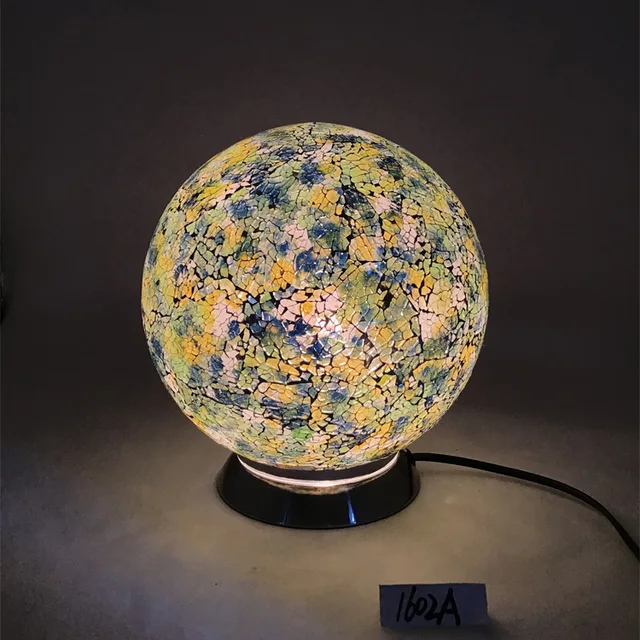 Mosaic glass table lamp