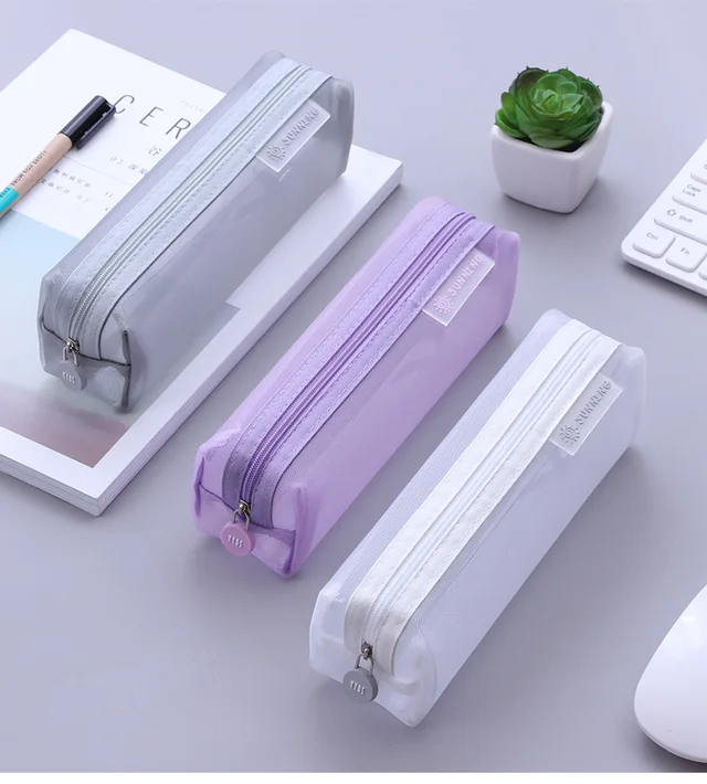 Mesh pencil pouch