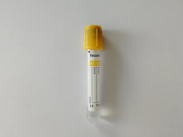 Gel and Clot Activator Vacuum Blood Collection Tube