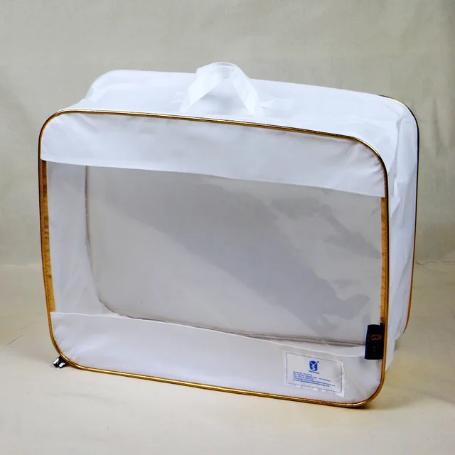 High Quality Strong Capacity Quilt Pillow Blanket Packaging Bags, wire frame bags