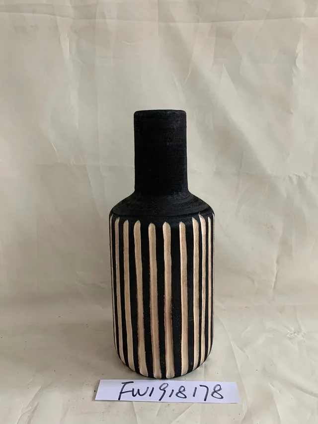 Wooden vase