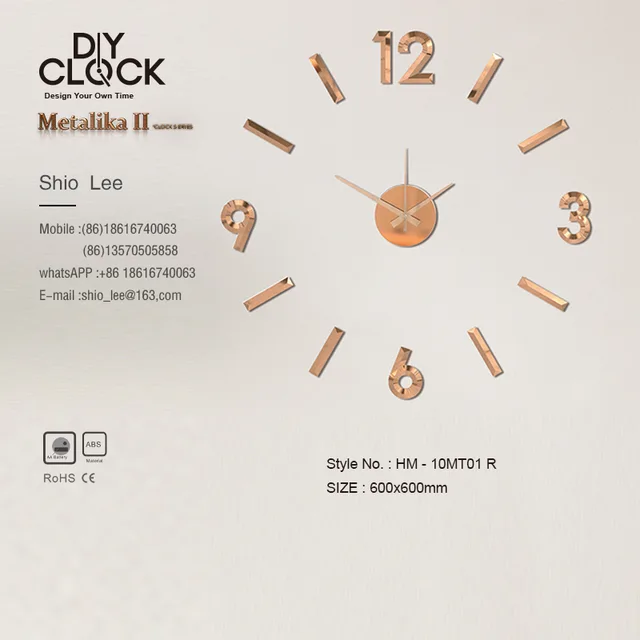 DIY Clock Metalika Series