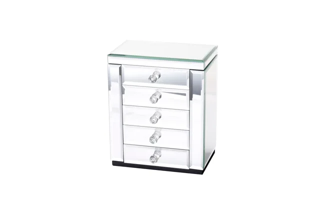 Glass jewelry box