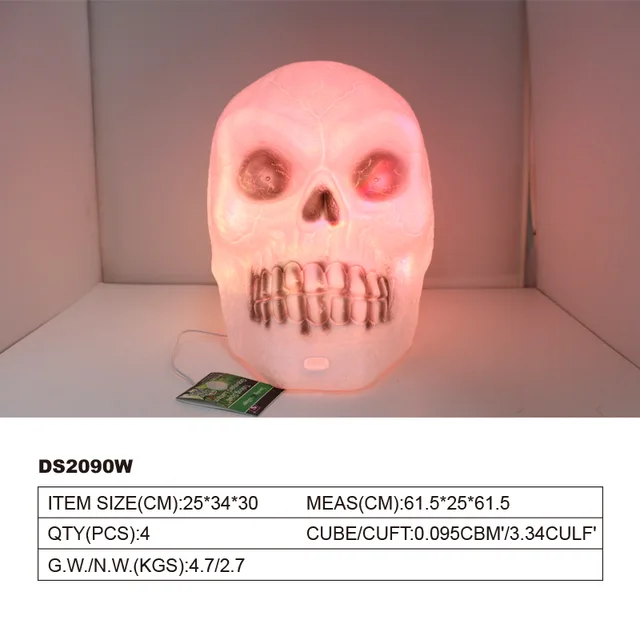 Halloween BO colorful big skull