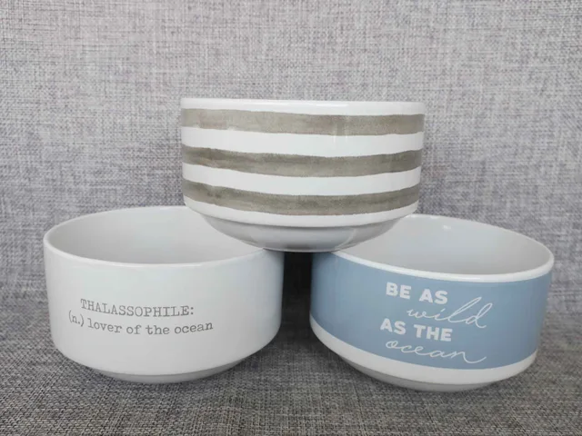 Decal bowl,soup bowl, bowl, ceramic bowl, milk bolw, breakfast bowl, decal bowl, gift, promotion