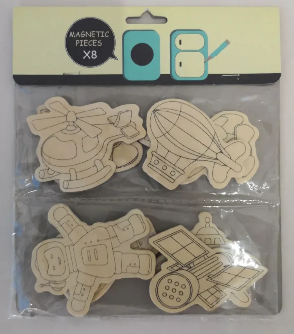 Wooden magnet