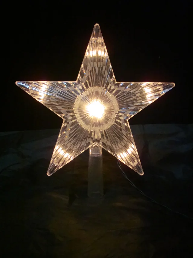 Tree top light, christmas lights, decorative lights