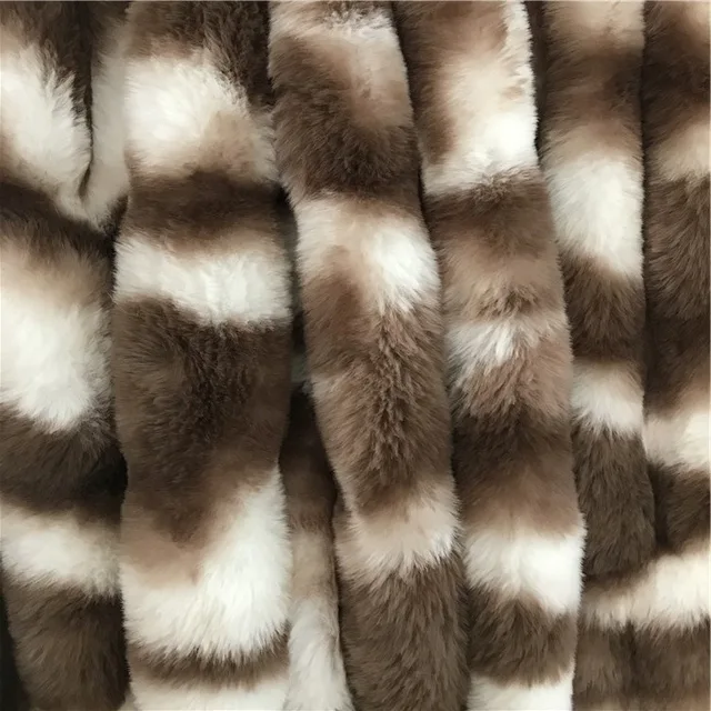 100% polyester rabbit fur fabric