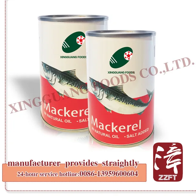 Canned Mackerel In Vegetable Oil