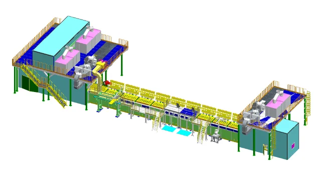 Linear Two Layer Door Foaming Line