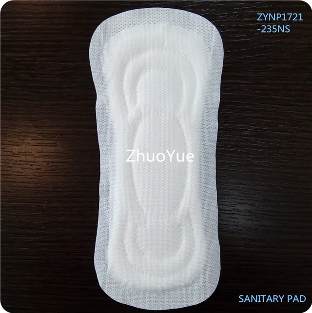 Disposable sanitary napkin with thicker dry net for feminine menstrual day use
