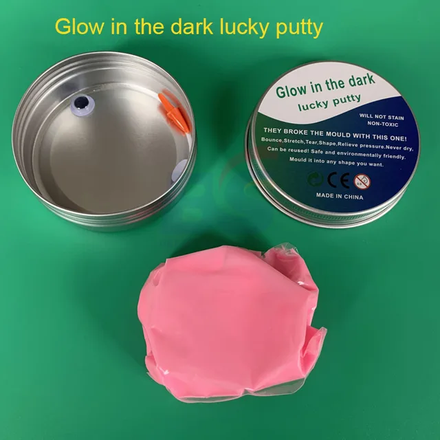 Kid toy childrenSilicone Glow in the Dark Putty Mud Bouncing putty