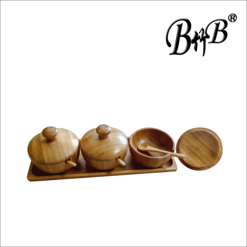 Cooking tools bamboo seasoning pot