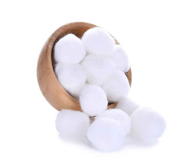 Disposable medical cotton ball