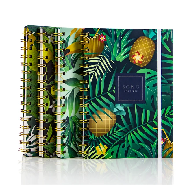 A5 hard cover spiral notebook