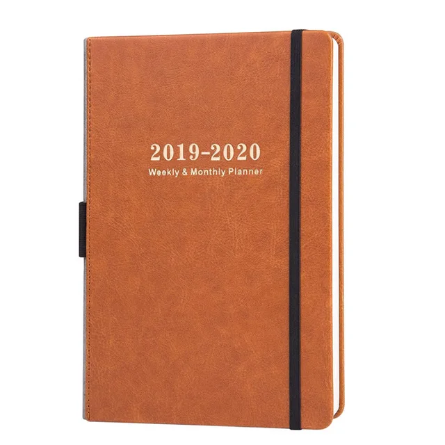 Custom Printing 2020 Hardcover A5 Spiral Paper Note Book Diary Journal Agenda Daily Weekly Monthly Organizer Planner Notebook