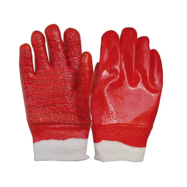 Nterlock SMOOTH finish PVC COATED GLOVES