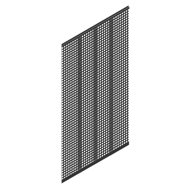 Lamellar curtain door