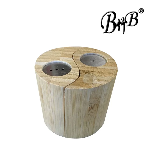 Cooking tools bamboo salt and pepper set