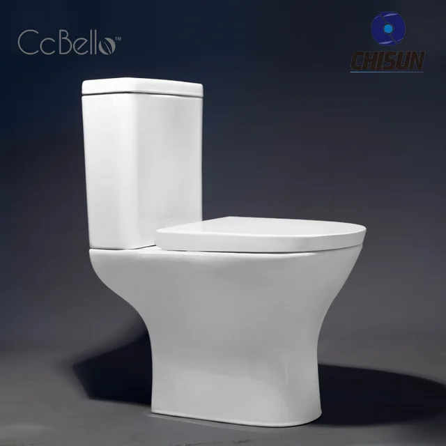 Hot Sale In Europe P-trap Two Piece Toilet