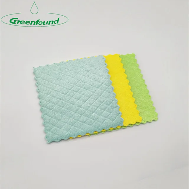 Wholesale Multipurpose Cleaning Microfiber Cloth Sponge Kitchen