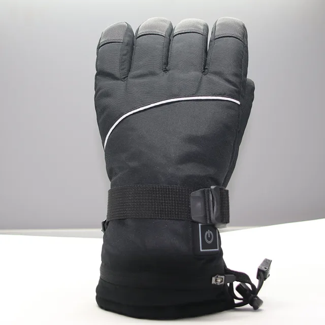 Electric heating of ski gloves
