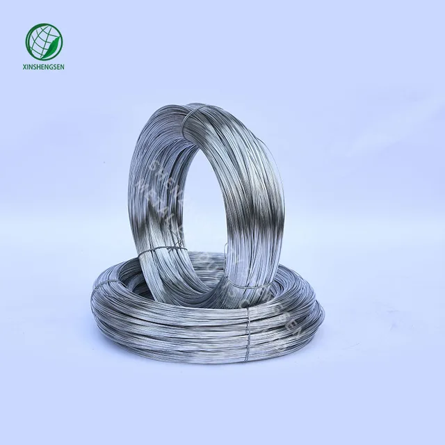 Bright galvanized wire