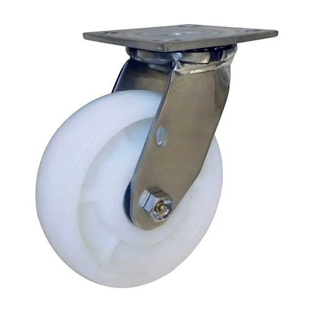 6 inch stainless steel nylon swivel casters