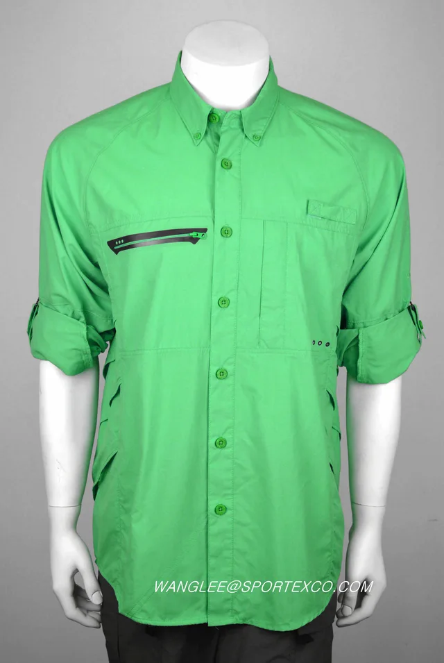 Men's outdoor shirt, fishing shirt, camping shirt，trekking shirt