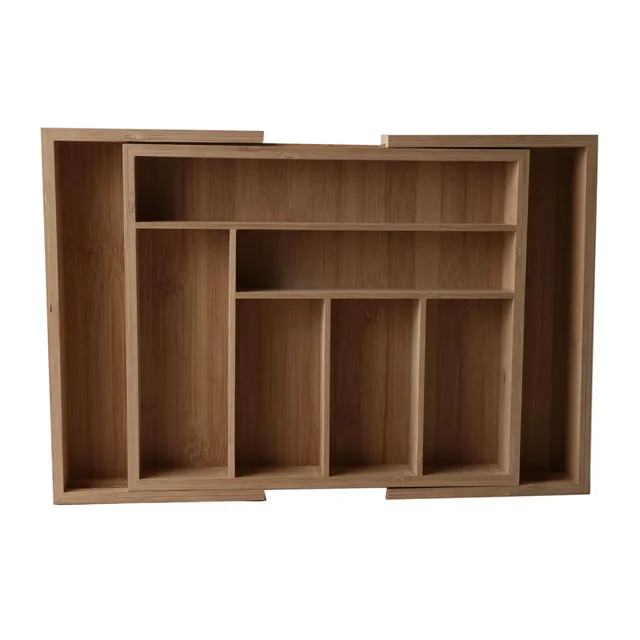 Wooden Tray Wooden Bamboo Utensil Drawer Wooden Organizer Expandable Silverware Storage Boxes Cutlery Tray Wooden Drawer Wooden Utensil Cutlery Tray Bamboo Wood Drawer Wooden Organizer Wooden Kitchen Storage Holder